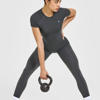 Go To Seamless Fitted Top | Coal