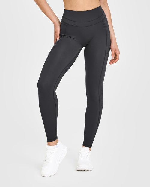 Oner Modal Unified High Waisted Pocket Leggings | Coal