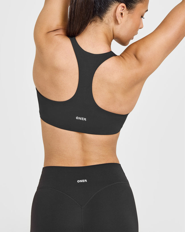 SoftMotion™ Sports Bra | Soft Black