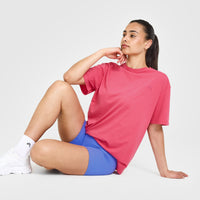 Classic Oversized Lightweight T-Shirt | Velvet Pink