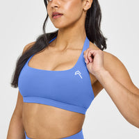 EasyLift™ Halter Bralette | Glaucous Blue