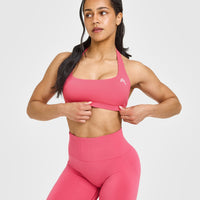 EasyLift™ Halter Bralette | Velvet Pink