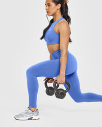 Effortless Seamless Leggings | Glaucous Blue