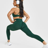 Effortless Seamless Leggings | Racing Green