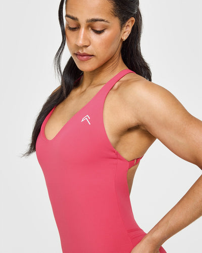 Unified Scoop Back All In One 6" | Velvet Pink