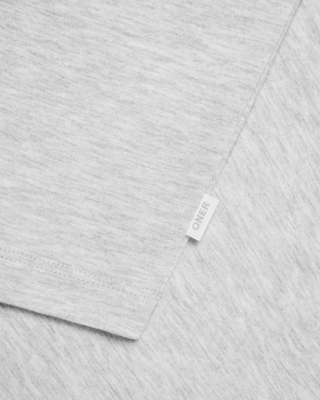 Cotton Fitted Mid Vest | Light Grey Marl