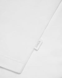 Cotton Fitted Mid Vest | White