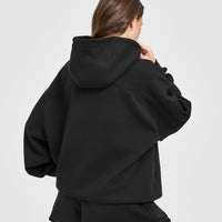 Foundations Oversized Oner 25 Hoodie | Black