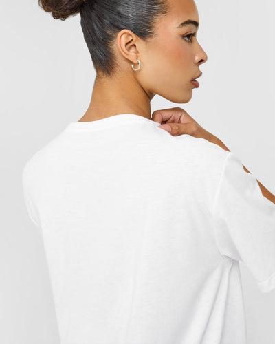 Oversized Oner Graphic T-Shirt | White