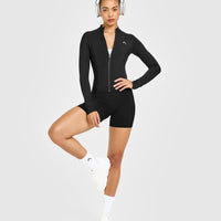 Unified Pocket Jacket White Logo | Black