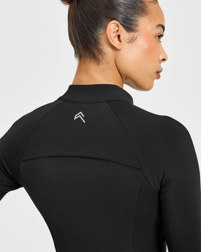 Unified Pocket Jacket White Logo | Black