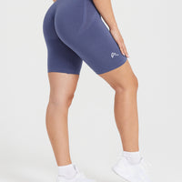 Effortless Seamless Cycling Shorts | Slate Blue