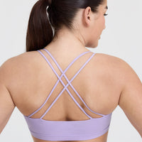 Everyday Cross Over Bralette | Lavender Purple