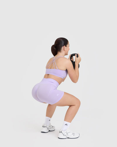 Everyday Cross Over Bralette | Lavender Purple