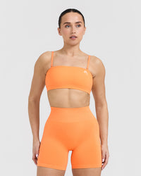 Everyday Bandeau Bralette | Apricot Orange
