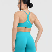 Everyday Sports Bra | Aqua Blue