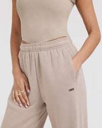 Foundations Joggers | Mushroom Brown