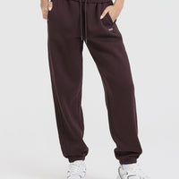 Foundations Joggers | Plum Brown