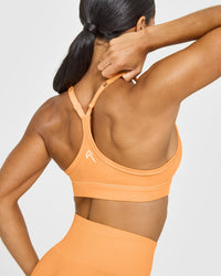 Everyday Sports Bra | Deep Powdered Orange