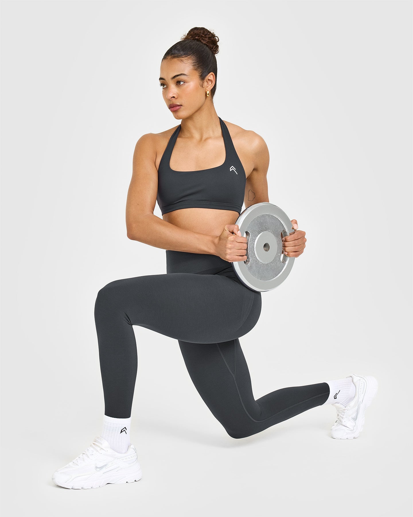 EasyLift™ Halter Bralette | Coal