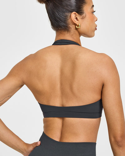 EasyLift™ Halter Bralette | Coal