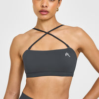 EasyLift™ Multi Way Bandeau Bralette | Coal