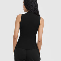 Mellow™ Rib Mock Neck Tank | Black
