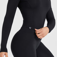 Mellow™ Soft Mid Long Sleeve Top | Black