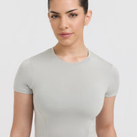 Mellow™ Soft Mid Short Sleeve T-Shirt | Light Grey