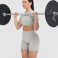 Mellow™ Soft Mid Short Sleeve T-Shirt | Light Grey