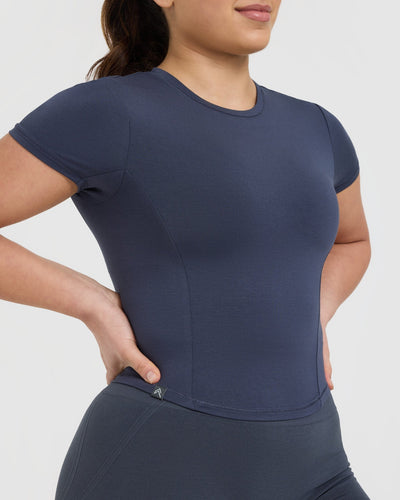 Mellow™ Soft Mid Short Sleeve T-Shirt | True Blue
