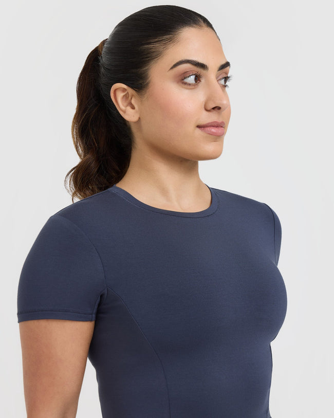 Mellow™ Soft Mid Short Sleeve T-Shirt | True Blue