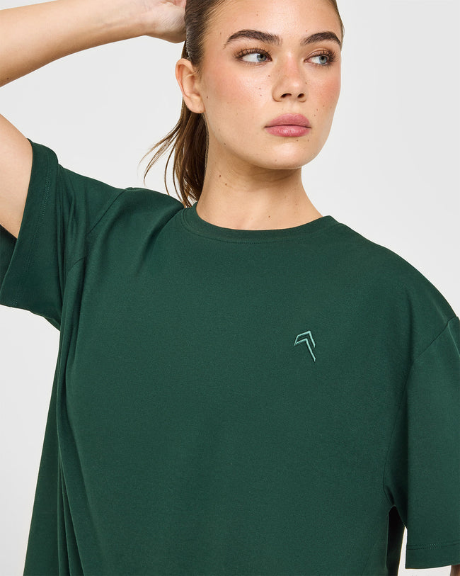 Classic Oversized Lightweight T-Shirt | Racing Green