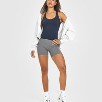 Cotton Fitted Vest | True Blue
