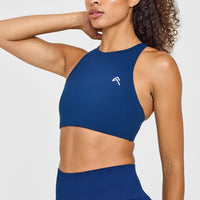 EasyLift™ High Neck Sports Bra | Midnight