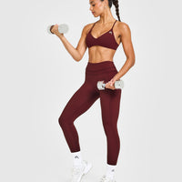 EasyLift™ Ultra Minimal Bralette with White Logo | Rosewood