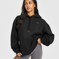 Foundations Oversized Hoodie | Black