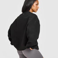 Foundations Oversized Sweatshirt | Black