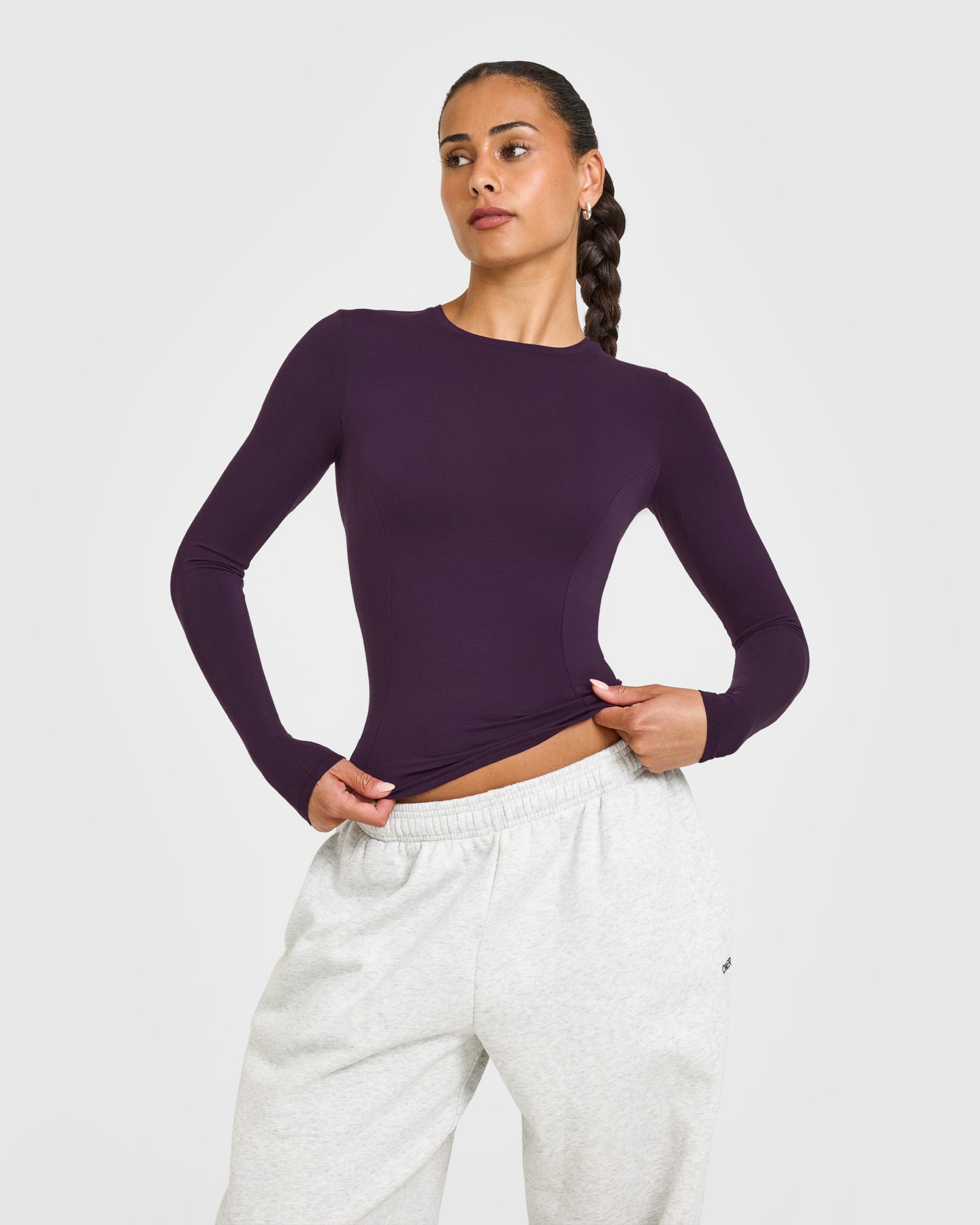 Mellowâ„¢ Soft Long Sleeve Top | Blackberry Purple