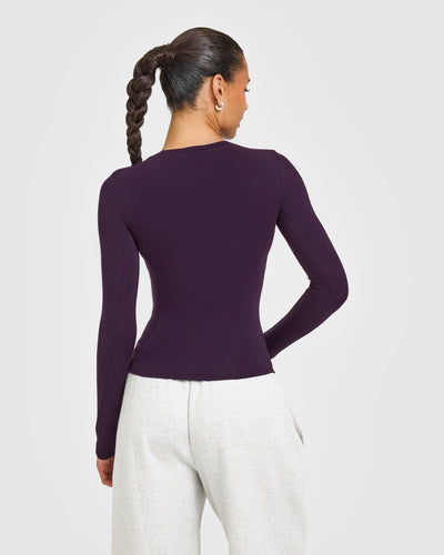 Mellowâ„¢ Soft Long Sleeve Top | Blackberry Purple