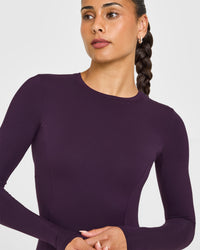 Mellowâ„¢ Soft Long Sleeve Top | Blackberry Purple