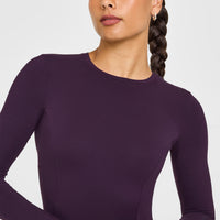 Mellowâ„¢ Soft Long Sleeve Top | Blackberry Purple