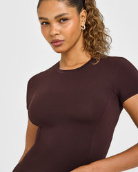 Mellowâ„¢ Soft Short Sleeve T-Shirt | Plum Brown