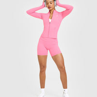 Unified Pocket Jacket | Peony Pink