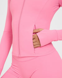 Unified Pocket Jacket | Peony Pink