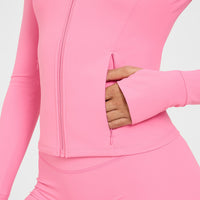Unified Pocket Jacket | Peony Pink