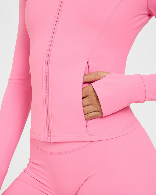 Unified Pocket Jacket | Peony Pink