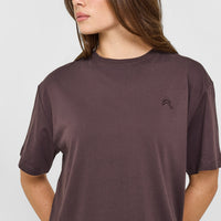 Classic Oversized Lightweight T-Shirt | Umber Brown