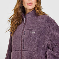 Fleece Jacket with Chest Pocket | Vintage Purple