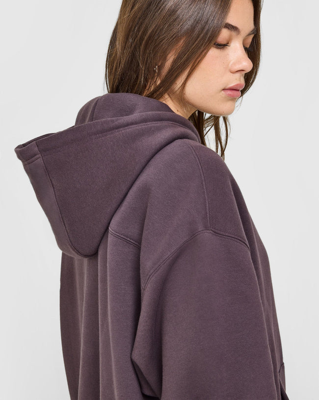 Foundations Oversized Hoodie | Umber Brown